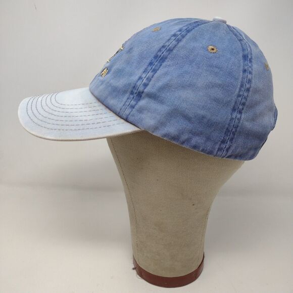 Orange Beach Alabama Mens Strapback Hat Blue Adjustable Embroidered Logo - Picture 5 of 11